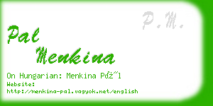 pal menkina business card